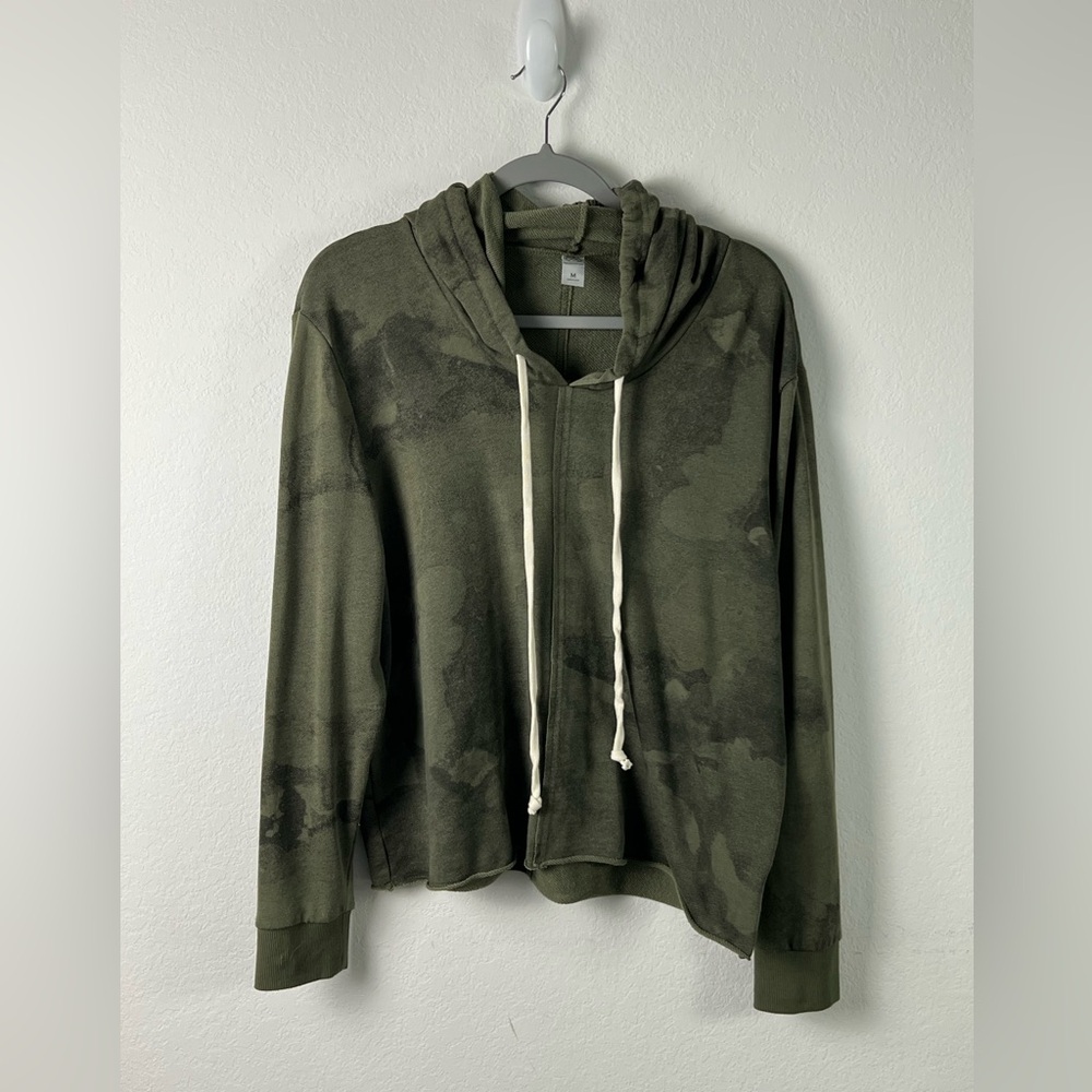 Alternative Green Camo Long Sleeve Sweatshirt Hoodie